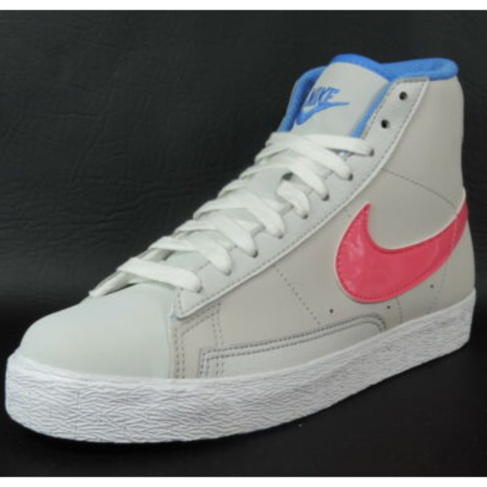 Nike Blazer Mid GS Grade School Youth Shoes Grey p - Picture 2 of 8